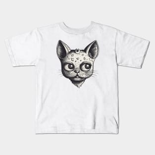 Dreamy cat Kids T-Shirt